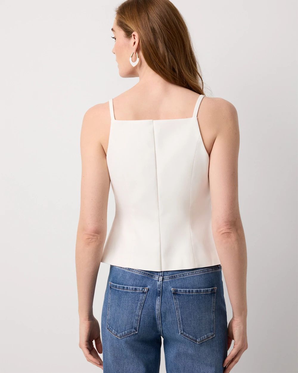 Square Neck Vest | White House Black Market